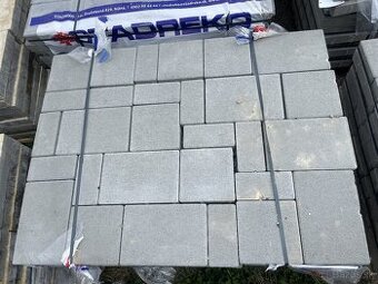 Zámková dlažba Stadreko Delano 6 sivá