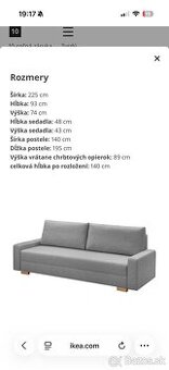 Rozkladacia 3-pohovka