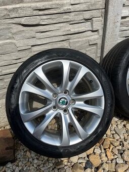 TRIFID SKODA orig alu disky 7,5Jx R17 ET 49 5x112