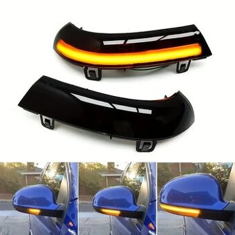 Led dynamické smerovky vw passat b6, golf 5, oranžové