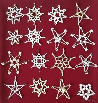 Korálkové ozdoby na stromček