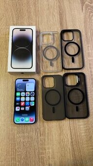 Vymenim iPhone 14 Pro 128gb + 4 obaly - 90% bateria