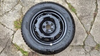 Predám plechový disk 5x100 r14, z pneumatíkou 165/70/14