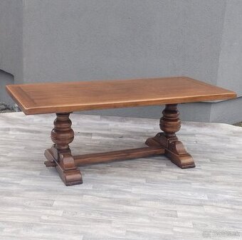 Stôl dubový refektársky. - 1