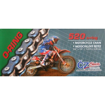 Reťaz ČZ Chains 520 MX SUPER Gold + ORING (59,99€)