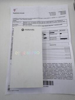 Motorola Edge 60 Pro (12 GB / 512 GB) – Neotvoreny ,ZABALENÝ