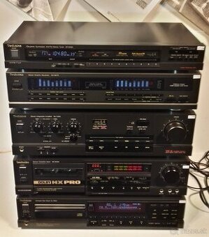 Zostava TECHNICS tuner, equalizer, zosilnovac, CD, deck= A01
