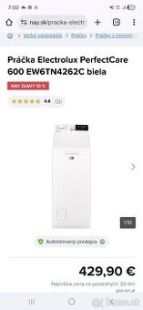 Práčka elektrolux  2 rocna