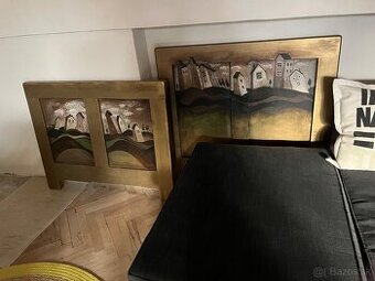 Stará posteľ 90x200cm