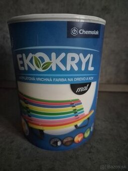 Farba Ekokryl, biela matná