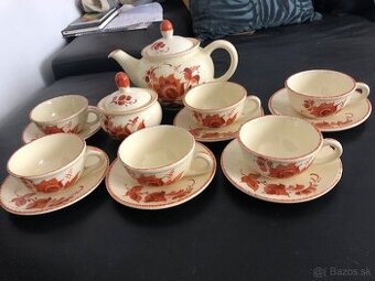 Dotmar urbach velka sada cajnik salky rucne malovana