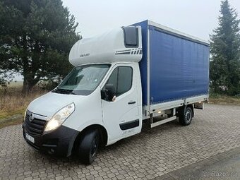 2017 Opel Movano plachta 8 ep, shrnovačka, STK do 2028