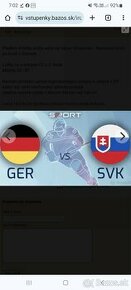 MS v hokeji Slovensko - Nemecko (SVK-GER),