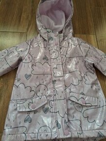 Detský pršiplášť-nepremokavá bunda pre dievča veľkosť 104