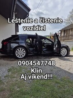 Leštenie a tepovanie vozidiel