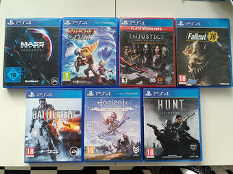 Predám hry na PS4: