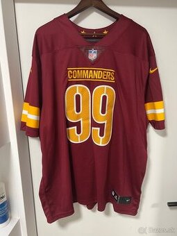 NFL dres - Chase Young Washington C. Nike Vapor Limited