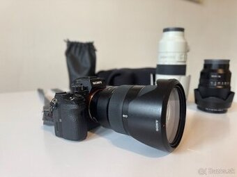 Predám Sony a7R II + 3 prémiové Sony objektívy (komplet set)