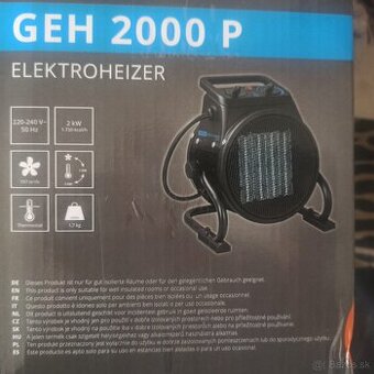 elektricky ohrievač Gude