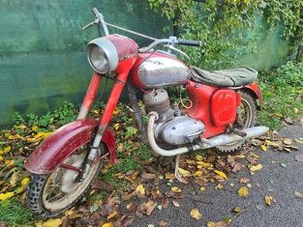 Jawa 250/353 kyvacka r.57 na prihlasenie