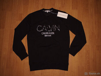 Calvin Klein jeans pánska mikina čierna