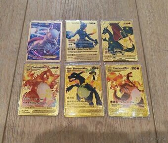 Kovové Pokémon karty