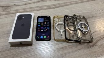 Vymenim iPhone 16 Black 128gb - bateria 22 cyklov nabijania