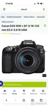 Canon EOS 90D + EF-S 18-135 mm f/3.5-5.6 IS USM