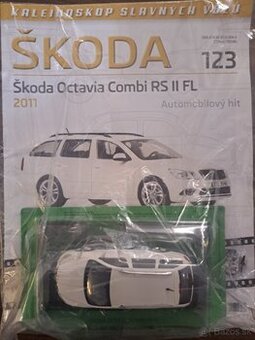 Predám Skoda octavia combi RS,model deagostini 1:43