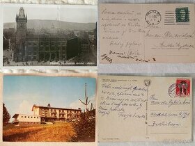 pohľadnice: PRAHA - radnice 1930 / HYDROSTAV - Krpáčovo 1975