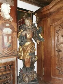 Baroková drevorezba Mária Immaculata
