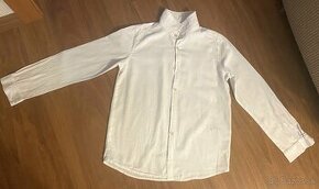 Biela chlapčenská košeľa 140-146 cm - 1