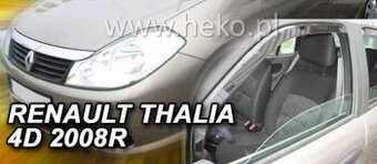 Deflektory - Protiprievanové plexi Renault Thalia 4D od 10/2