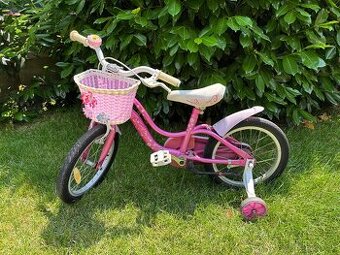 Dievcensky bicykel 16’’ s kosikom a stojanom