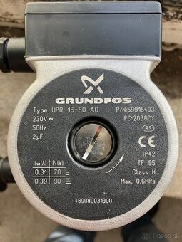 ako nove obehove cerpadlo Grundfos UPR 15-50 A0