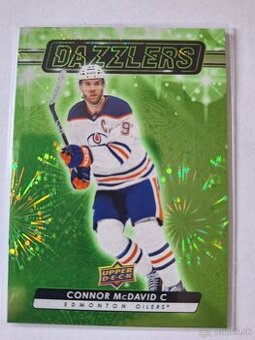 Hokejové kartičky karty Connor McDavid dazzlers