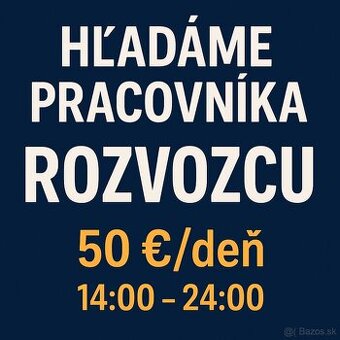 Hľadáme rozvozcu pizze – Trnava