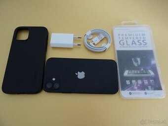 iPhone 12 128GB BLACK - ZÁRUKA 1 ROK -  DOBRÝ STAV