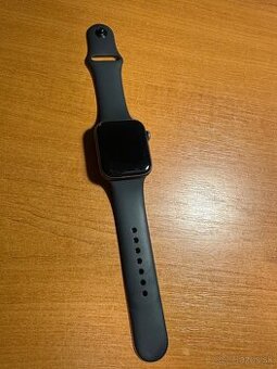 apple watch SE Space Gray Aluminum Case Black Sport Band