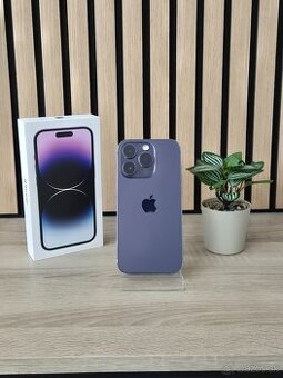 iPhone 14 Pro 128GB Violet – veľmi pekný stav, záruka 12 mes