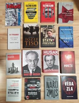 Predám knihy- Fico, Tiso, Husák, Lorenc, totalita,komunizmus
