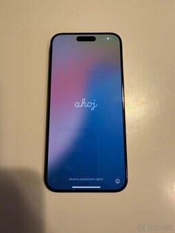 Predám iPhone 15 Pro Max 256GB – Black Titanium