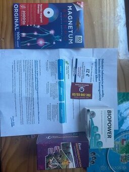 Magnetické / biomagnetické regeneračné produkty – set