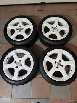 Závodné rally pneu + alu 195/45/16 4x100