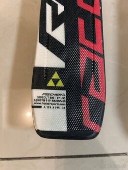 detské lyže Fischer 110cm+lyžiarky Atomic 22.0/22.5