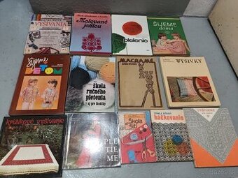 knihy o vyšívaní, výšivkách, ručné práce, kroj