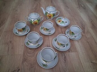 Porcelánová retro kávová / čajová sada zo ZSSR