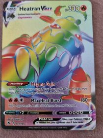 Heatran Vmax Rainbow Pokémon karta - 1
