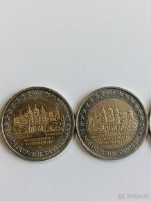 2 eurové pamätné mince Nemecko 2007