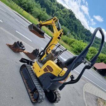 Mini rýpadlo Yanmar SV08-1S 1,1 tony - AKO NOVÉ 2016 - z Nór